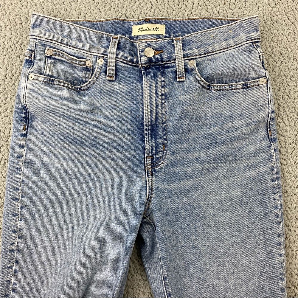 Madewell The Perfect Vintage Distressed Women High Rise Stretch Jeans Size: 28 - Picture 3 of 15